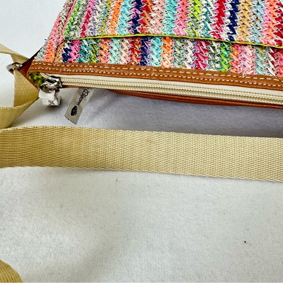 LILY BLOOM Party Favor Fun Colorful Straw Purse Shoulder Crossbody Handbag - Picture 9 of 16